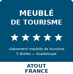 Meublé de tourisme 5 étoiles — panonceau officiel Atout France 2026
